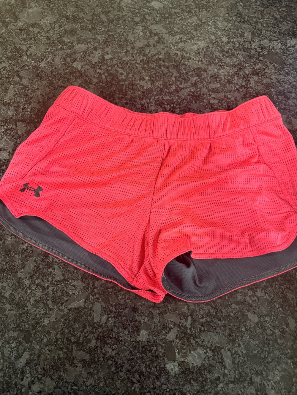 Under Armour Women’s Neon Pink Athletic Running Shorts